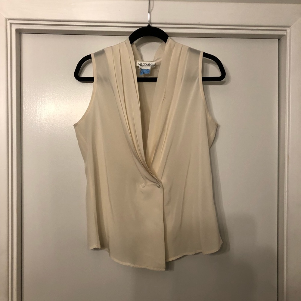 Cream blouse